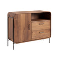 **Houten Dressoir met Lades en Open Compartment**